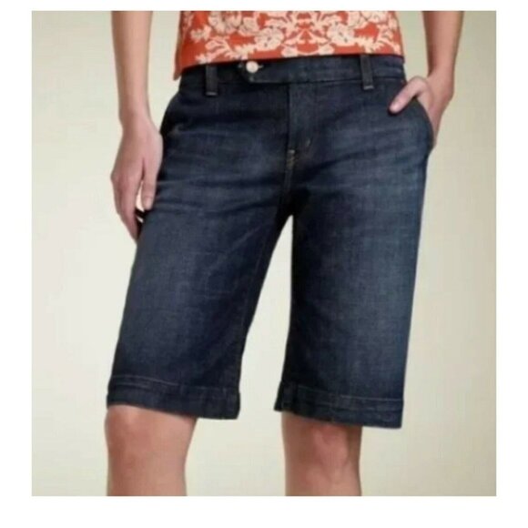 Citizens Of Humanity By Jerome Dahan Bermuda Shorts Stretch Designer USA Made 25 - Picture 13 of 13